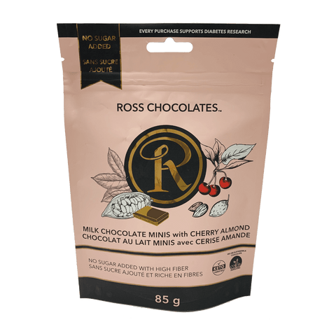 Ross Chocolates - Mini-chocolat au lait et aux cerises et aux amandes