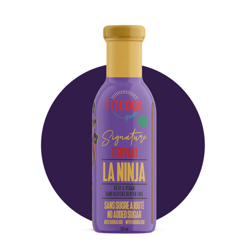 Bouteille de sauce teriyaki La Ninja de FitCook Foodz, 355 ml