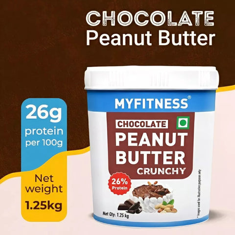 MyFitness beurre d'arachide au chocolat croquant 1250g - Keys Nutrition
