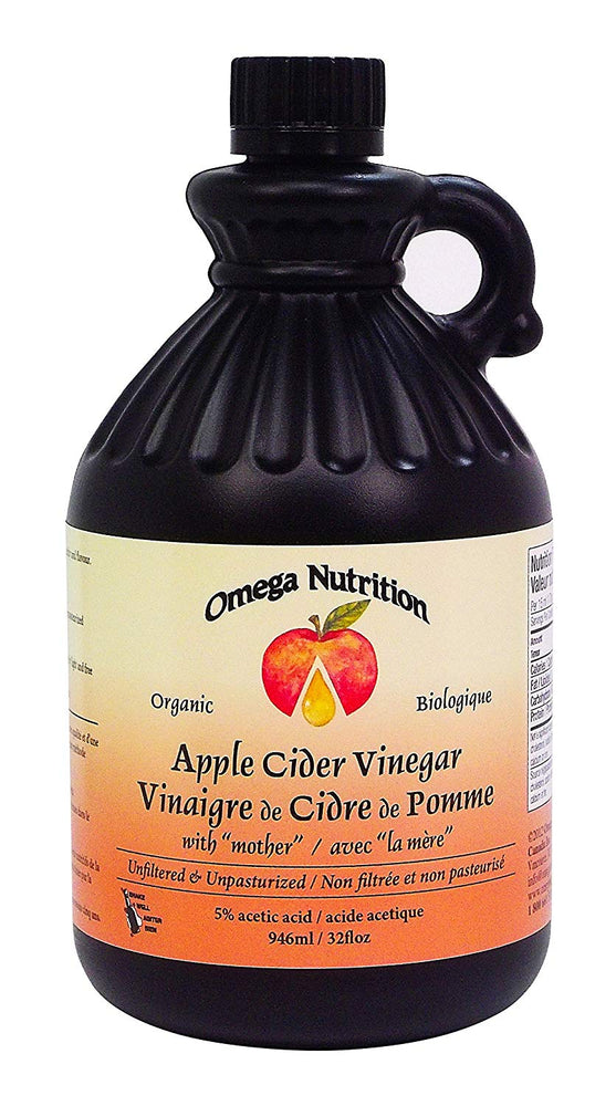 Omega Nutrition - Vinaigre de cidre de pomme 946 ml||Omega Nutrition - apple cider vinegar 946 ml OMEGA NUTRITION