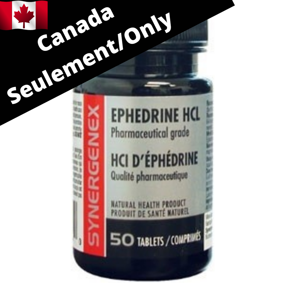 SYNERGENEX - Ephedrine hcl 8mg tablets 50 Tabs SYNERGEX