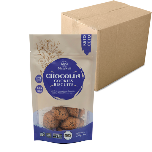 Glutenull Bakery- Biscuit Keto - Chocolin 220g CAISSE DE 20||Glutenull Bakery- Biscuit Keto - Chocolin 220g 20/CASES GLUTENULL BAKERY