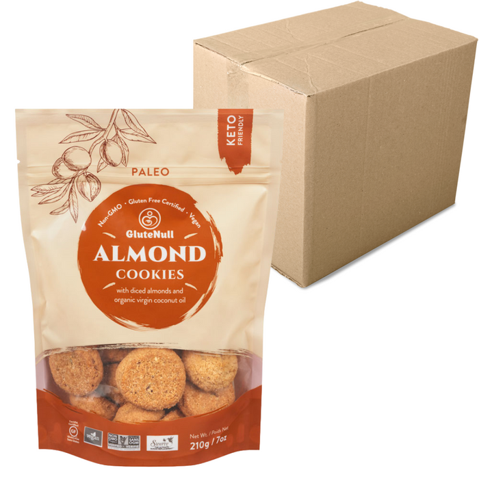 Glutenull Bakery- Biscuit Keto - Amandes 210g CAISSE DE 20 ||Glutenull Bakery- Biscuit Keto - Almonds 210g 20/CASES GLUTENULL BAKERY
