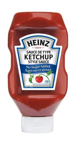 Heinz - Ketchup sans sucre ajouté 369g||Heinz - Ketchup No Sugar Added 369g HEINZ