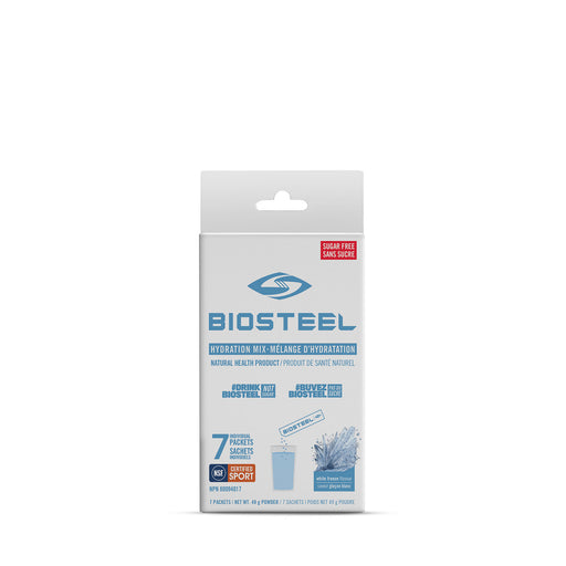 Supplément Biosteel - Sachets d'électrolytes en poudre boite de 7x7g ||Supplement biosteel - Electrolyte Additives powder 7x7g BIOSTEEL