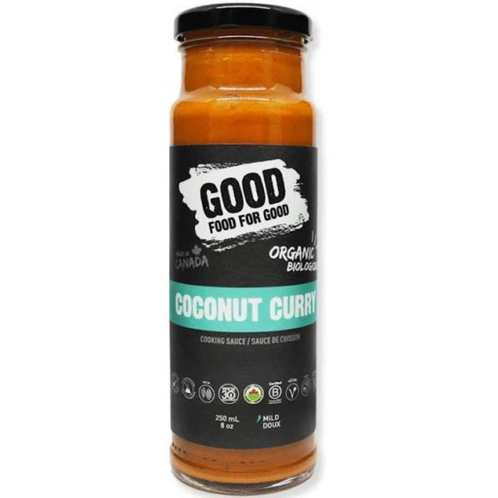 GOOD FOOD FOR GOOD - Sauce Curry Coco|| GOOD FOOD FOR GOOD - Curry coco Sauce - Keto Québec GOOD FOOD FOR GOOD