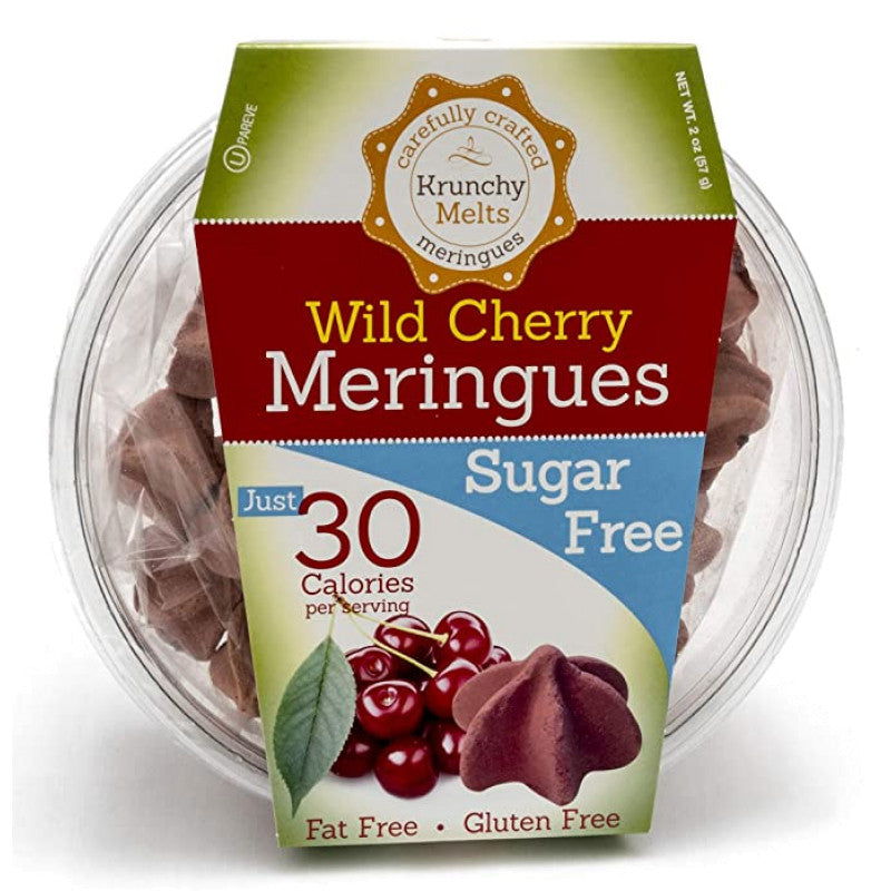 Krunchy Melts - Meringues - Cerise 57g||Krunchy Melts - Meringues - Cherry 57g KRUNCHY MELTS