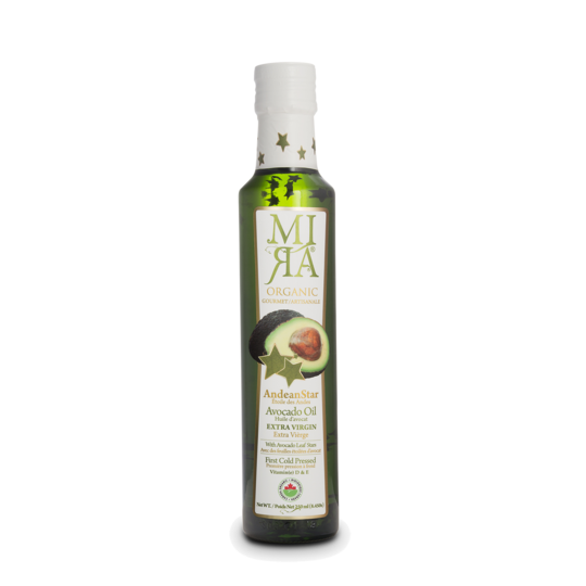 MIRA - Huile d'avocat avec Étoiles des Andes 250ml - Keto Québec||MIRA - Avocado oil with Stars Andes 250ml - Keto Quebec MIRA NATURALS