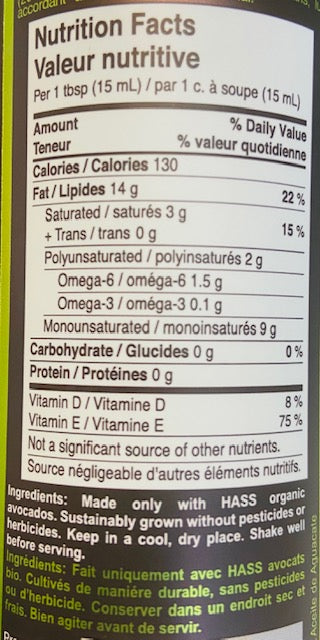 MIRA Naturals - Huile d'avocat extra vierge CRUE 250ml (CAISSE DE 12) - Keto Québec||MIRA Naturals - Avocado oil 250ml extra virgin CRUE (12 CAISSE DE) - Keto Quebec MIRA NATURALS