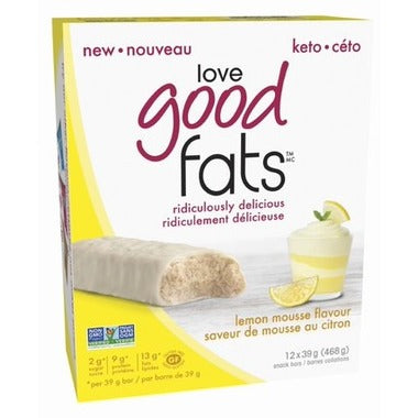 Love Good Fats - Mousse au citron 39g||Love Good Fats - Lemon Mousse 39g LOVE GOOD FATS