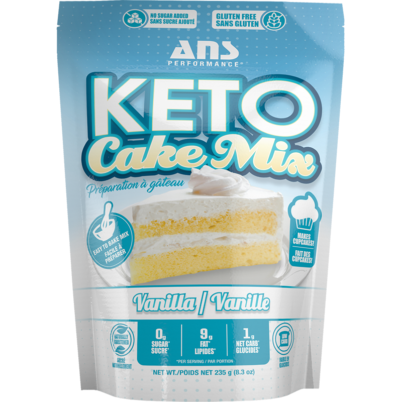 ANS PERFORMANCE - Mélange à gâteau à la vanille 235g||ANS PERFORMANCE  - Vanilla Cake Mix 235g ANS PERFORMANCE