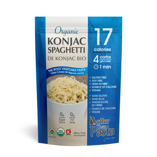 Better than pasta - Pâtes de Konjac bio 385g||Better than pasta - Pasta Konjac organic 385g BETTER THAN FOODS