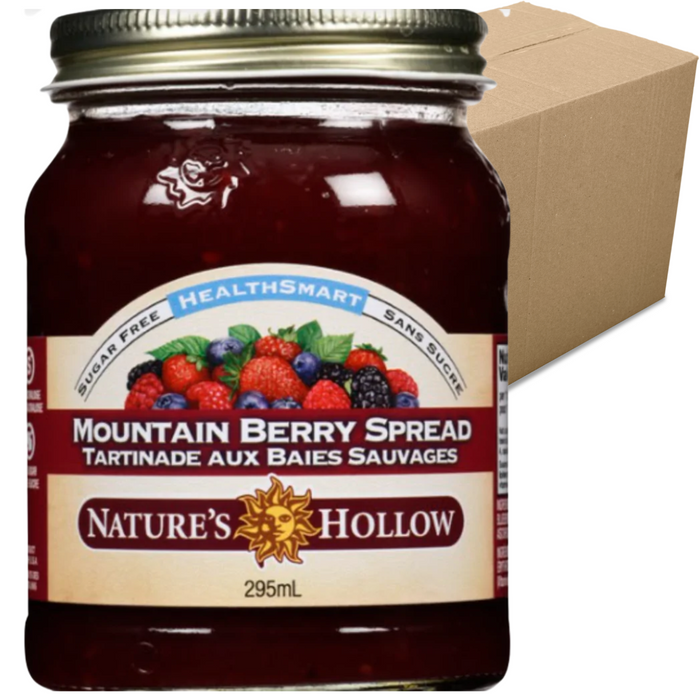 Nature's Hollow - Tartinade baies sauvages 295ml (CAISSE DE 6) - Keto Québec||Nature's Hollow - Spread berries 295ml (6 CAISSE DE) - Keto Quebec NATURE'S HOLLOW