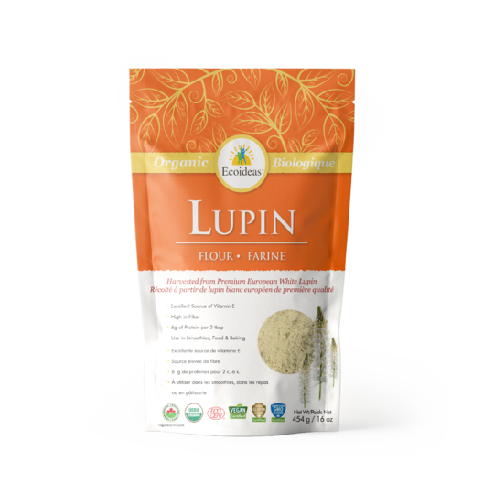 Écoideas - Farine de Lupin 400g (CAISSE DE 9)||Ecoideas - Lupine flour 400g (BOX OF 9) ÉCOIDEAS