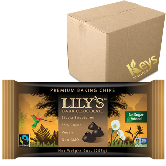 Lily's - Brisures de chocolat pour cuisson 55% 255g CAISSE DE 12||Lily's - Baking Chocolate Chip 55% 255g CAISSE DE 12 LILY'S CHOCOLATE
