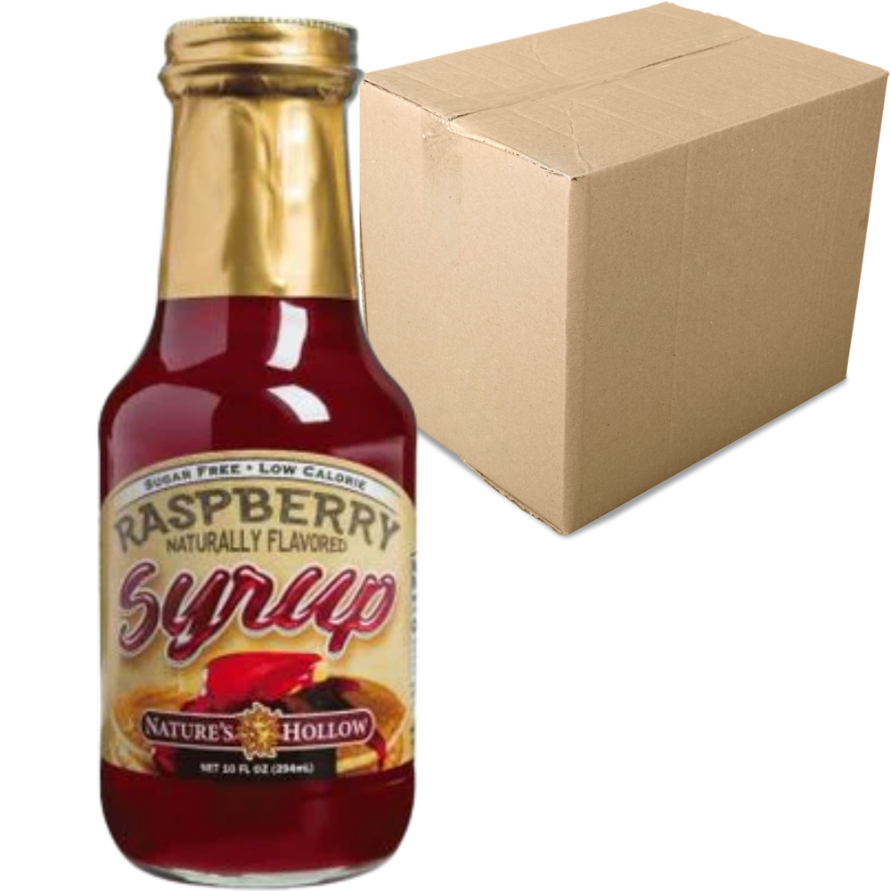 Nature's Hollow -CAISSE DE 6 Sirops à la framboise 294ml - Keto Québec||Nature's Hollow - CASE OF 6 Syrups raspberry flavor 294ml - Keto Quebec NATURE'S HOLLOW