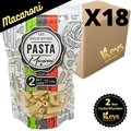 Les délicieuses Pasta - Keys Nutrition - Macaroni - CAISSE DE 18 || Les delicieuses Pasta 200g - Macaroni - Keys Nutrition BOX OF 18 LES DÉLICIEUSES