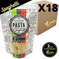Les délicieuses Pasta - Keys Nutrition - Spaghetti CAISSE DE 18 || Les delicieuses Pasta 200g - Keys Nutrition BOX OF 18 LES DÉLICIEUSES