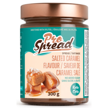 Pro Spread - Tartinade caramel salé 300g - Keto Québec||Pro Spread - Spread 300g salted caramel - Keto Quebec PRO SPREAD