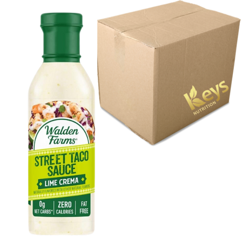 Walden Farms - Street taco sauce lime crema CAISSE DE 6 || Walden Farms - Street taco sauce lime crema BOX OF 6 WALDEN FARMS
