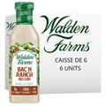 Walden Farms - Vinaigrette Bacon Ranch 355ml CAISSE DE 6||Bacon Ranch Dressing 355ml CASE OF 6 WALDEN FARMS