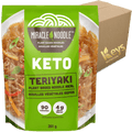Miracle Noodle Repas Keto Teriyaki  261g CAISSE DE 6 || Miracle Noodle Keto Meal Teriyaki + Plant Based Noodles BOX OF 6 MIRACLE NOODLES