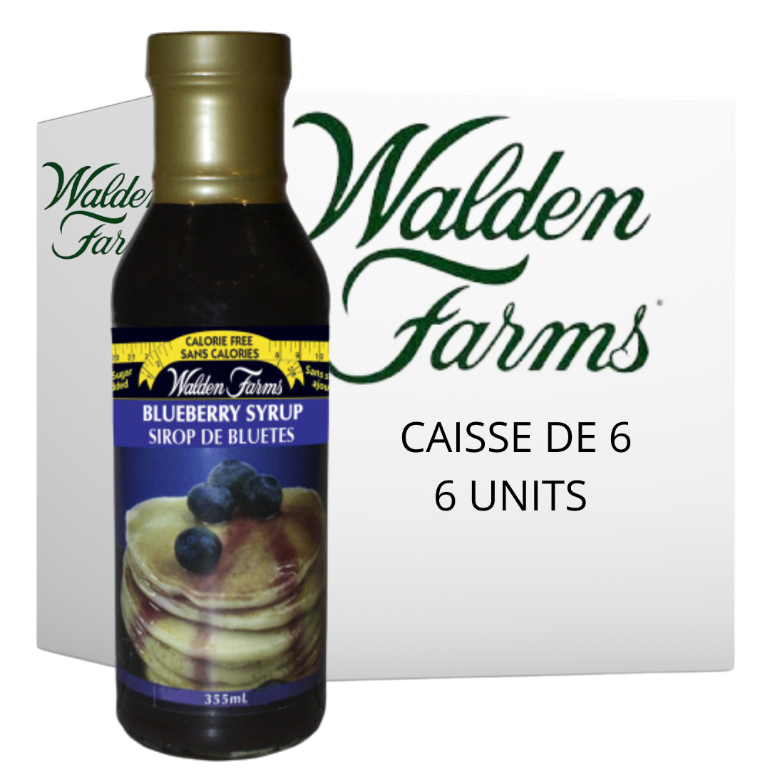 Walden Farms - Blueberry Syrup 355ml CASE OF 6 - Keys Nutrition