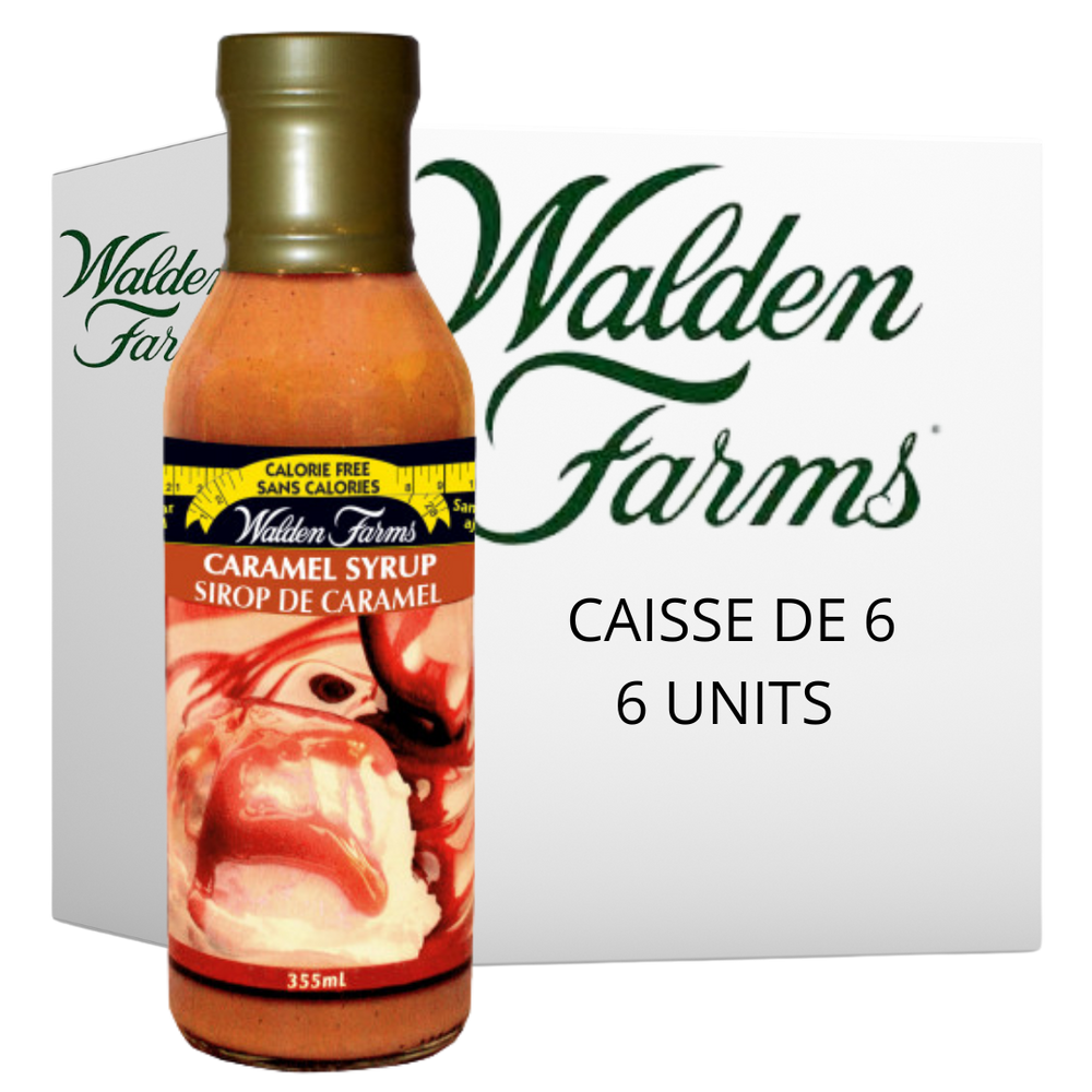 Walden Farms - Sirop de Caramel 355ml CAISSE DE 6||Walden Farms - Caramel Syrup 355ml CASE OF 6 WALDEN FARMS