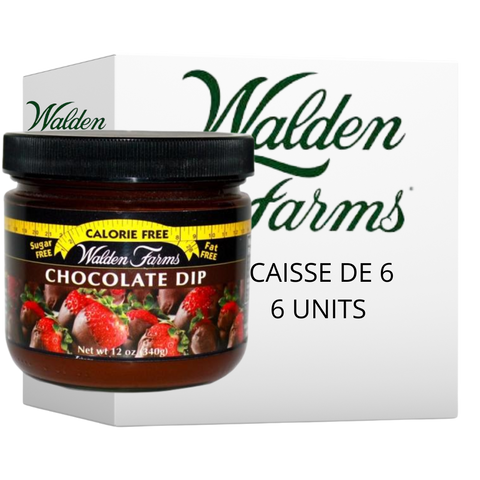 Walden Farms - Trempette de chocolat CAISSE DE 6 X 340g||Walden Farms - Chocolate Dip CASE OF 6 X 340g WALDEN FARMS