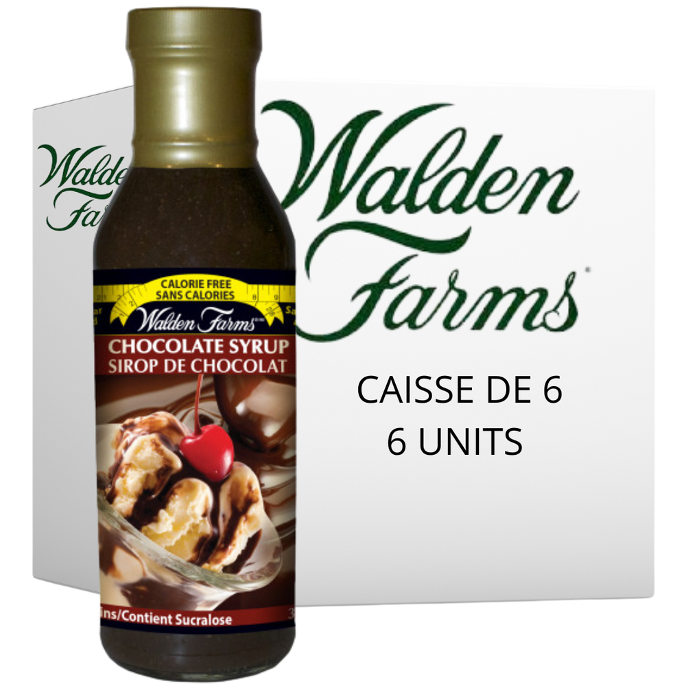 Walden Farms - Sirop chocolat 355ml CAISSE DE 6||Walden Farms - Chocolate Syrup 355ml CASE OF 6 WALDEN FARMS