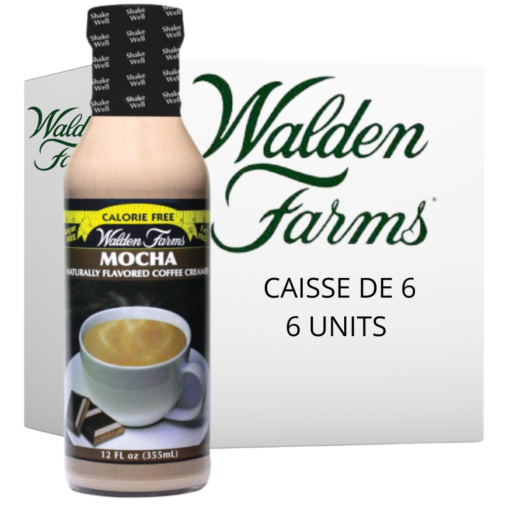 Walden Farms - Crème à café Mocha 355ml CAISSE DE 6 - Keto Québec||Walden Farms - Coffee Mocha Cream 355ml CASE OF 6 WALDEN FARMS
