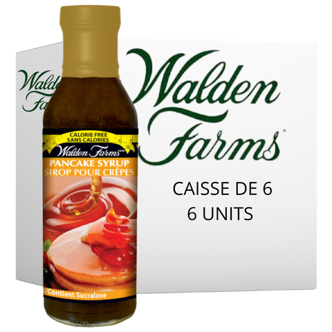 Walden Farms - Sirop de table pour crêpes 355ml CAISSE DE 6||Walden Farms - Pancake &Table Syrup 355ml CASE OF 6 WALDEN FARMS