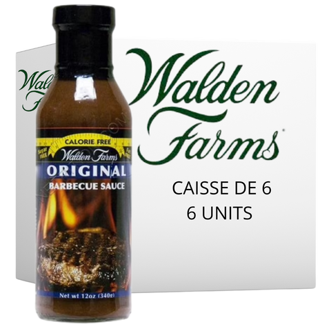 Walden Farms - Sauce BBQ Originale 355ml CAISSE DE 6||Walden Farms - Original BBQ Sauce 355ml CASE OF 6 WALDEN FARMS