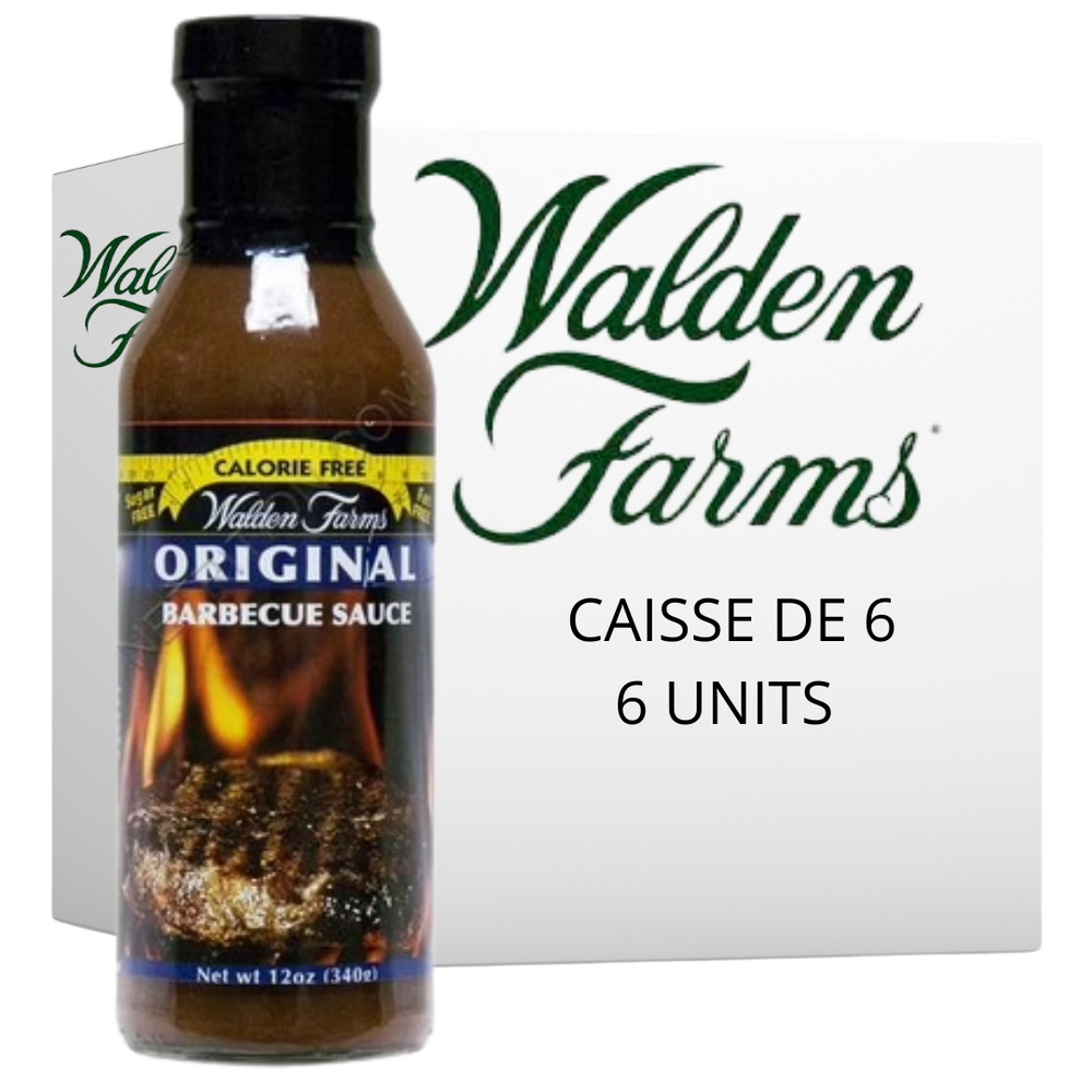 Walden Farms - Sauce BBQ Originale 355ml CAISSE DE 6||Walden Farms - Original BBQ Sauce 355ml CASE OF 6 WALDEN FARMS