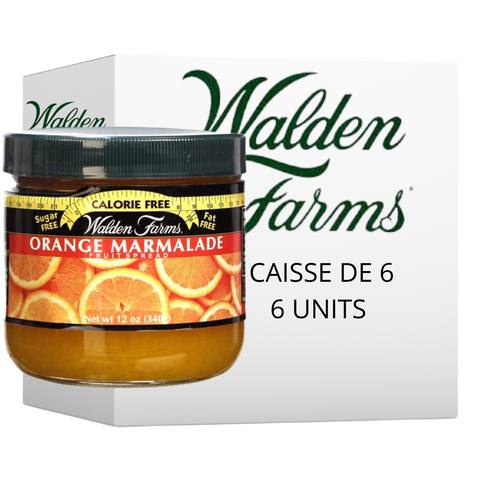 Walden Farms - Tartinade à l’orange 340g CAISSE DE 6||Walden Farms- Orange Spread 340g CASE OF 6 WALDEN FARMS