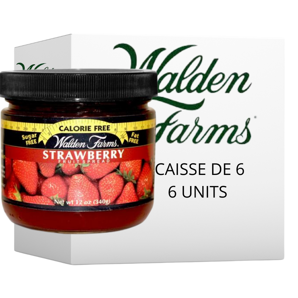 Walden Farms - Tartinade au fraise 340g CAISSE DE 6||Walden Farms - Spread strawberry 340g CASE OF 6 WALDEN FARMS