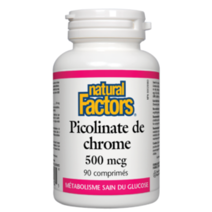 NATURAL FACTORS - Picolinate de Chrome NATURAL FACTORS