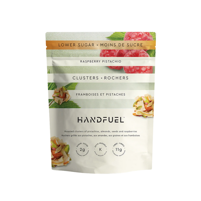 HANDFUEL - Rochers Framboises Pistaches 120g ||HANDFUEL - Clusters Raspberry Pistachio 120g HANDFUEL