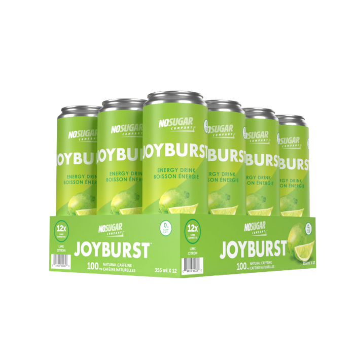 Joyburst Boisson Énergisante 355ml||Joyburst Energy Drink 355ml NO SUGAR COMPANY