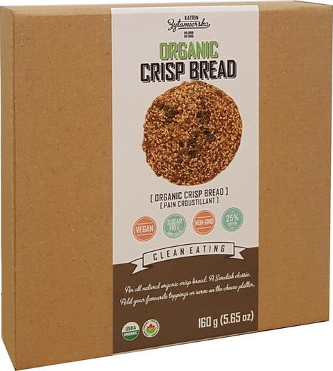 KZ Clean Eating - Craquelins Organic TOURNESOL CAISSE DE 12||KZ Clean Eating - Organic Crips Bread Crackers - CASE OF 12 PCS KZ CLEAN EATING