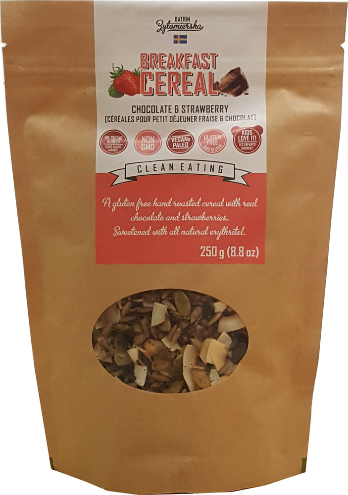 KZ Clean Eating - Musli Croquant - Chocolat et fraise CAISSE||KZ Clean Eating - Musli Crisp - Chocolate and strawberry CAISSE KZ CLEAN EATING
