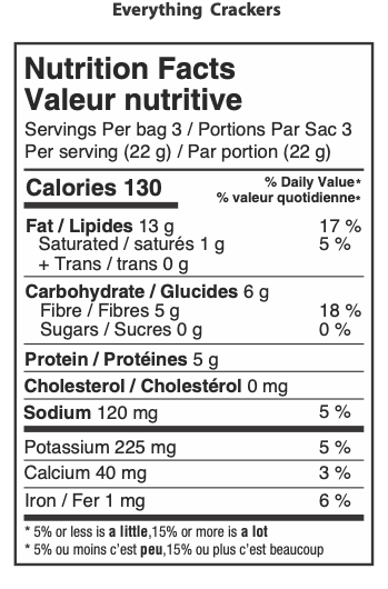 Nud Fud CAISSE DE 6- Craquelins biologiques de Lin 66g (Plusieurs saveurs disponibles) - Keto Québec||NUD Fud Cashier 6- Flax Organic Crackers 66g (several flavors available) - Keto Québec NUD FUD