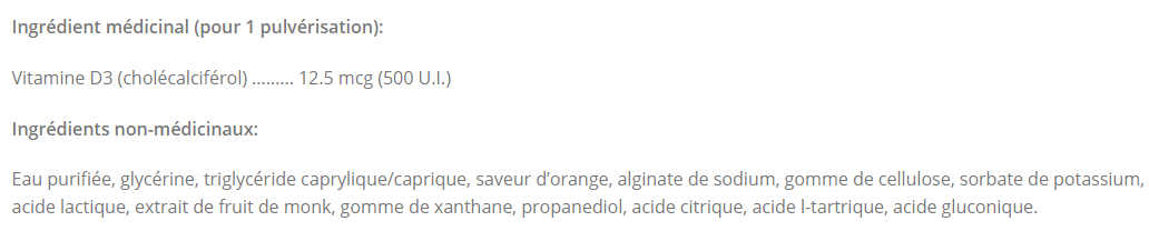 Suppléments - KEYS NUTRITION (Marque 100% Québécoise) Vitamine D3 en spray liquide - Keto Québec||Supplements - KEYS NUTRITION (brand 100% Quebec) Vitamin D3 liquid spray - Keto Quebec KEYS NUTRITION