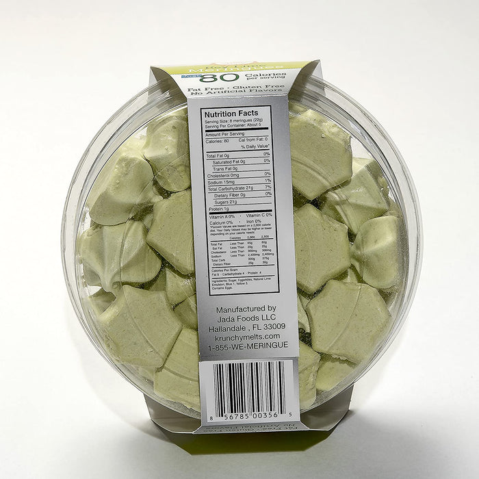 Krunchy Melts - Meringues - Lime 57g (CAISSE DE 12)||Krunchy Melts - Meringues - Lime 57g (12/BOX) KRUNCHY MELTS