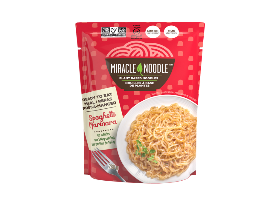 Miracle Noodle - Spaghetti Marinara 280g||Miracle Noodle - Spaghetti Marinara 280g MIRACLE NOODLES