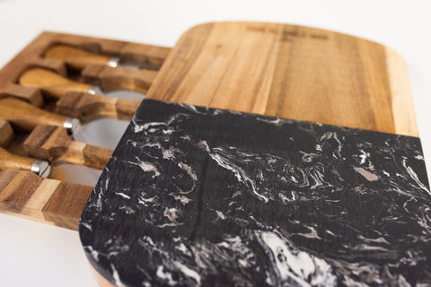 LIQUIDATION-Planche à découper - Coupe pas dans le gras!||Cutting board -Don't cut into the fat! (Available In french only) LIQUIDATION