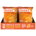 Quest Nutrition - Croustilles protéinées - Nacho au fromage - BOÎTE DE 8 ||Quest Nutrition - Protein Chips - Nacho with cheese - BOX OF 8 QUEST NUTRITION