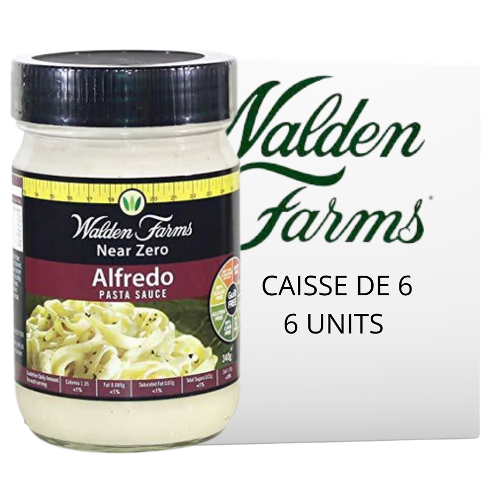 Walden Farms - Sauce Alfredo 340g CAISSE DE 6 ||Walden Farms - Alfredo Sauce 340g CASE OF 6 WALDEN FARMS