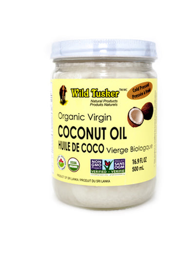 Wild Tusker - Huile de noix de coco 500ml||Wild Tusker - Coconut oil 500ml WILD TUSKER