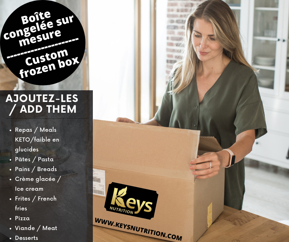 Boite personnalisée SUR MESURE - Keys Nutrition